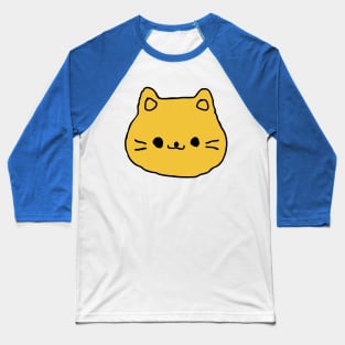 Cat Face Baseball T-Shirt